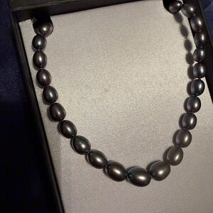 Classic Honora Black Pearl Necklace - Elegant Women’s Jewelry